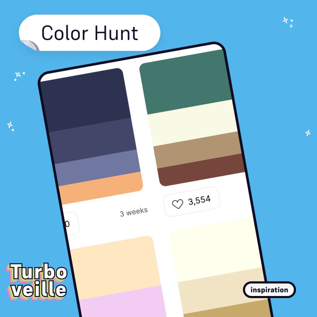 Color Hunt : Inspiration couleur ui