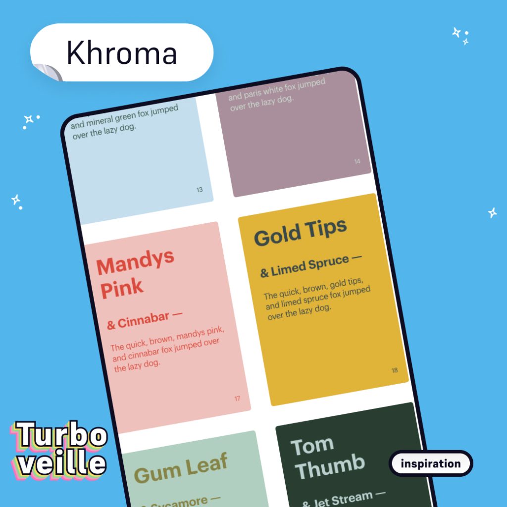 Inspiration couleur avec l'IA pour vos porjet UI avec Khroma