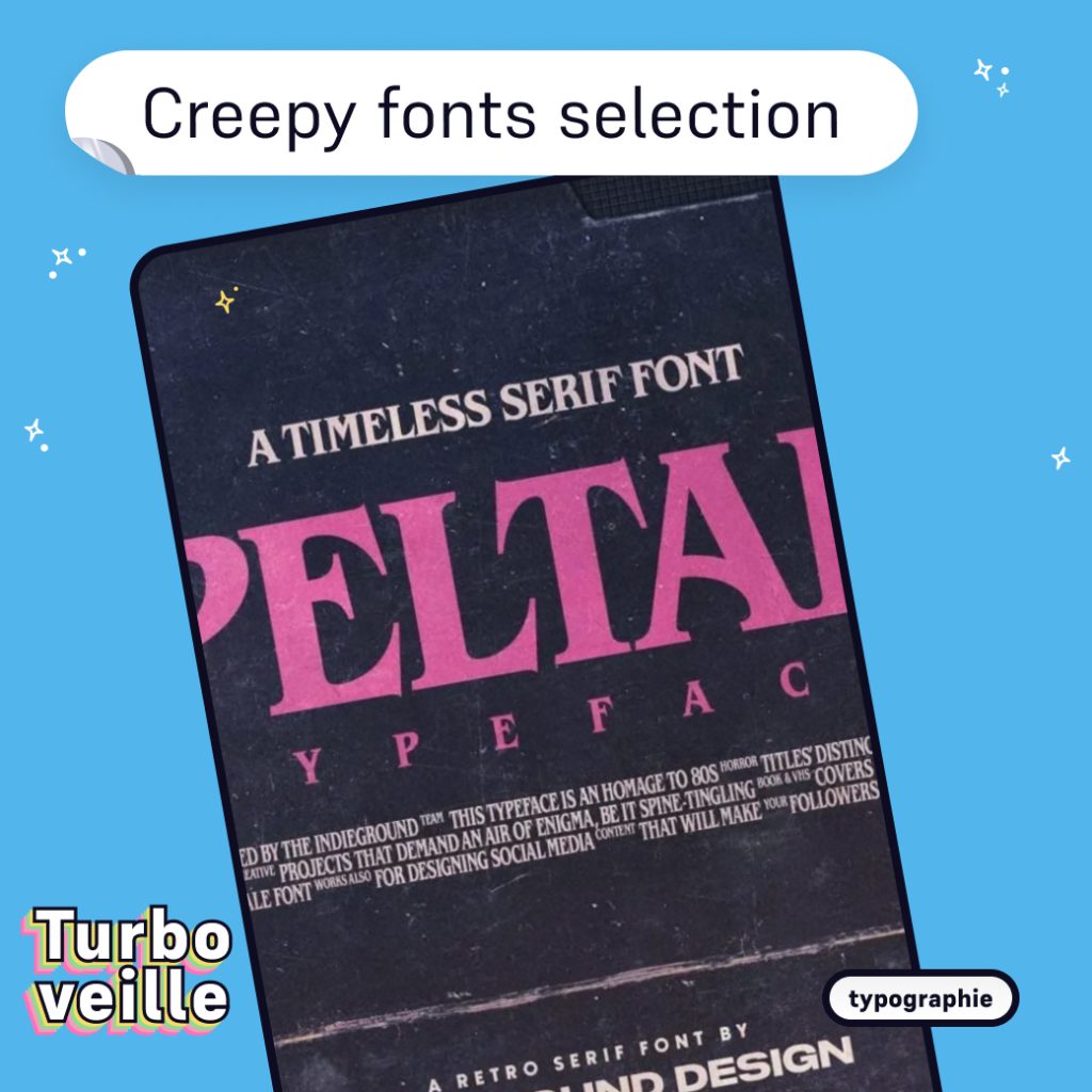 Creepy fonts