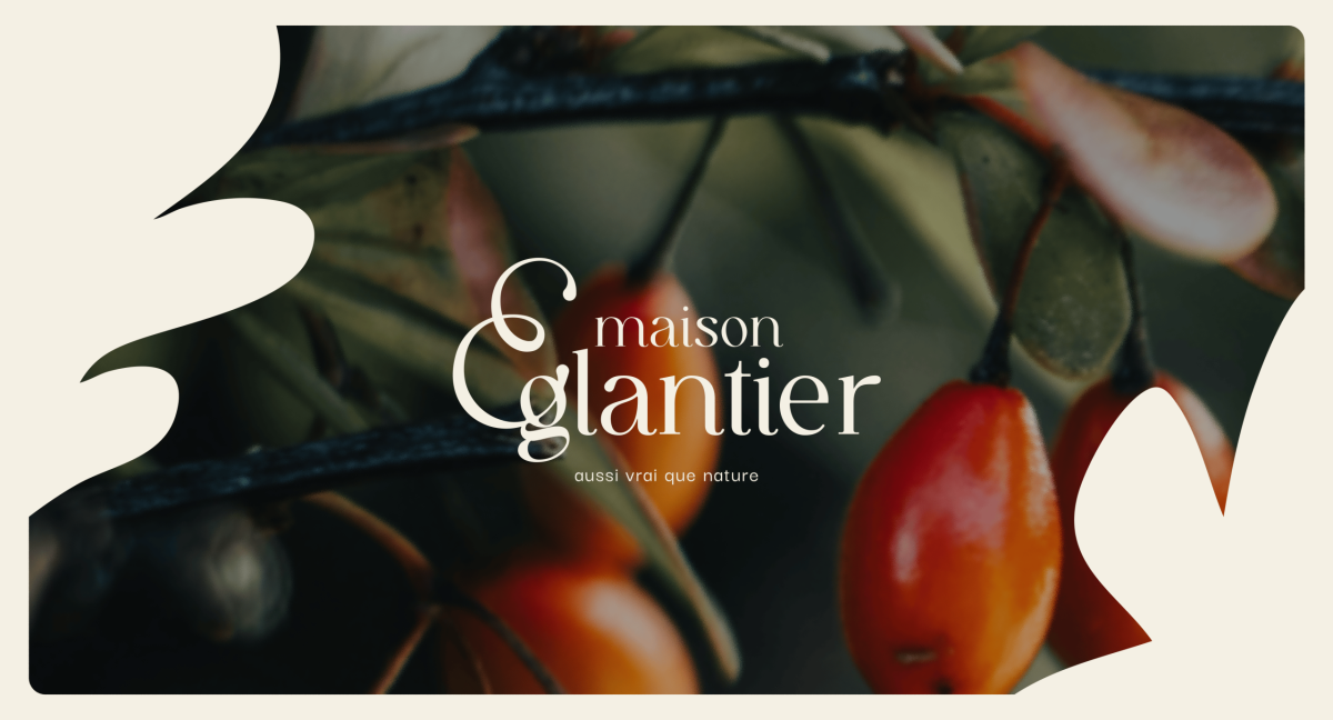 Présentation du logo sur fond photo