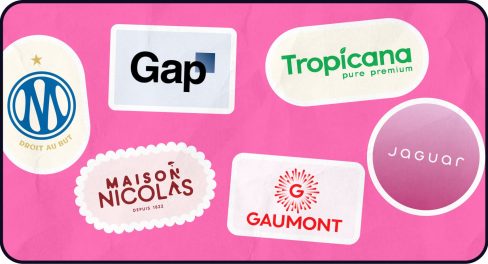 Couverture de l'article Ces changements de logos qui ont fait parler montrant les 6 logos présentés dans l'article