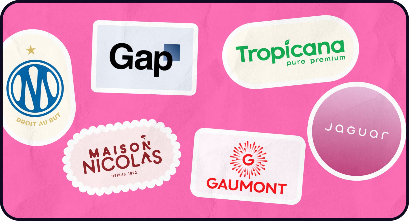 Couverture de l'article Ces changements de logos qui ont fait parler montrant les 6 logos présentés dans l'article